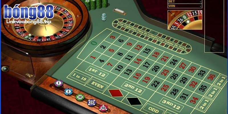 Các hình thức cược trong game Roulette Bong88 vô cùng đa dạng